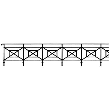 Weinert Modellbau Gitter f.Brücken 84 cm 1St - H0 / 1:87 (3360)