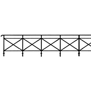 Weinert Modellbau Gitter f.Brücken 84 cm 1St H0 - H0 / 1:87 (3251)