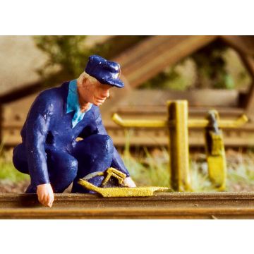 Weinert Modellbau Hemmschuh(6x) mit Ständer - H0 / 1:87 (3205)