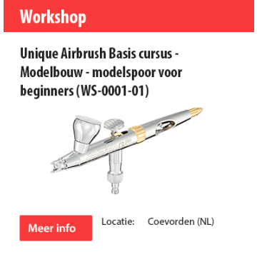 Unique Airbrush Basic Seminare - Modellbauer - Modelleisenbahner - Datum: 28.03.2026 (WS-0001-01)