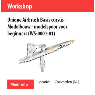 Unique Airbrush Basic Seminare - Modellbauer - Modelleisenbahner - Datum: 14.02.2026 (WS-0001-01)