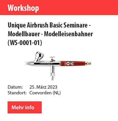 Unique Airbrush Basic Seminare - Modellbauer - Modelleisenbahner (WS-0001-01)
